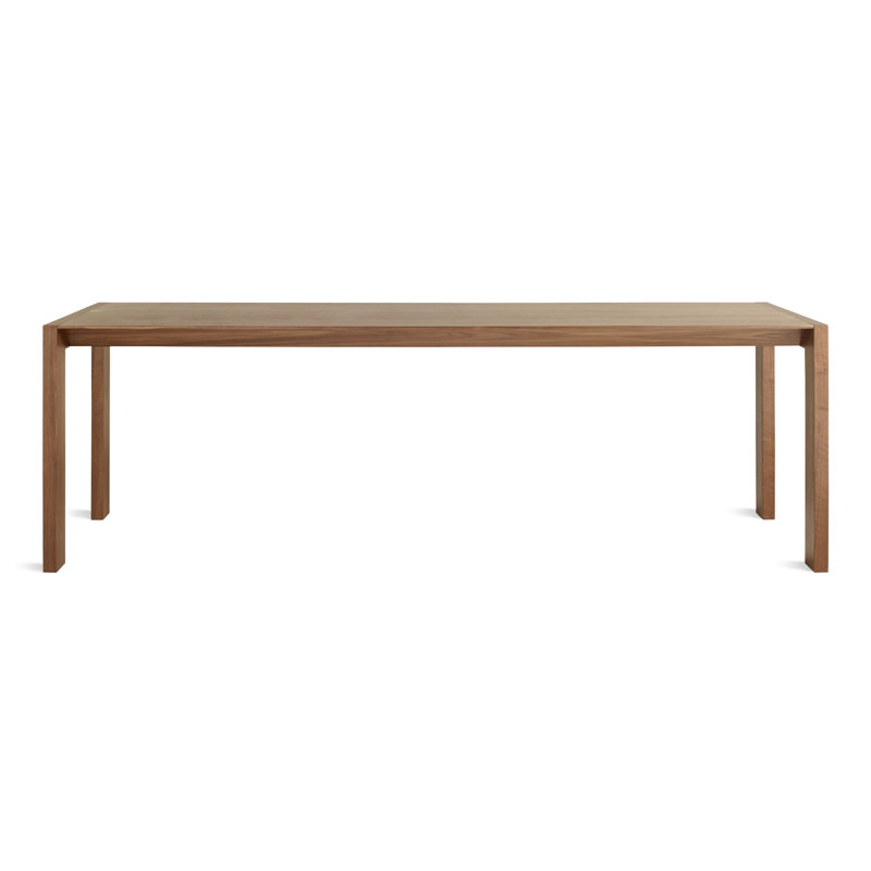 Rustic Walnut Extendable Dining Table for Eight