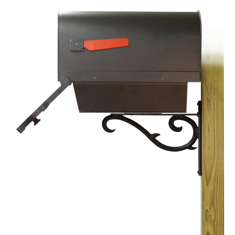 Savannah Aluminum Post Mounted Mailbox