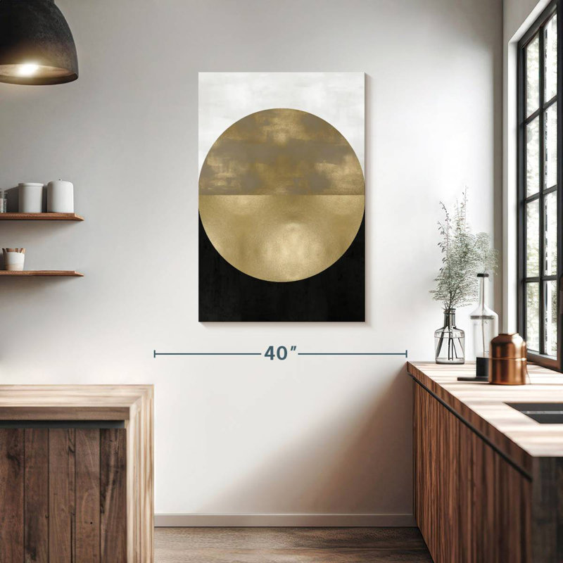 Avery Gold Sphere, 39" H x 26" W