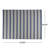 Blue Rectangle Polypropylene 7'10"x10' Rug