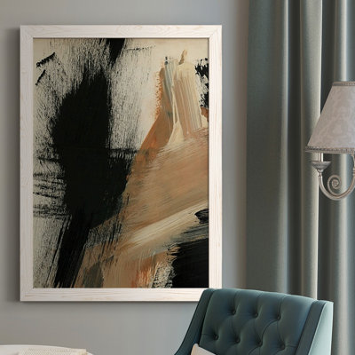 «Baked Paintstrokes I», reproduction d'un seul cadre photo sur toile