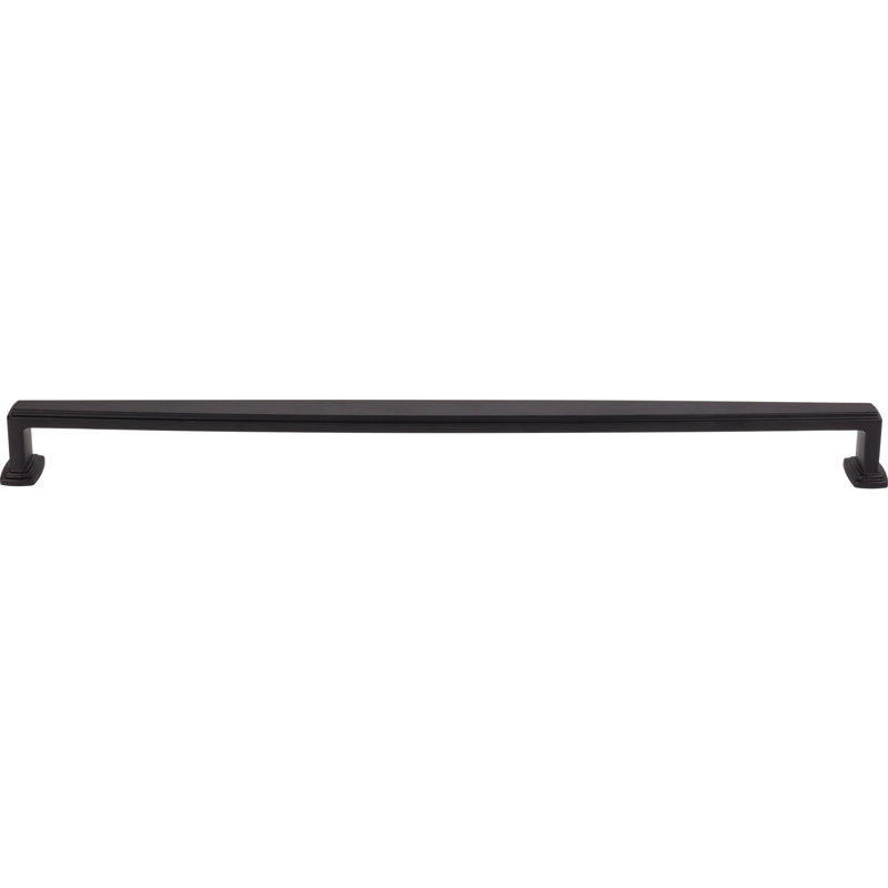 Matte Black 18" Modern Appliance Pull with Mounting Hardware