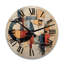 Horloge murale en bois massif Oliveriu-1623315163