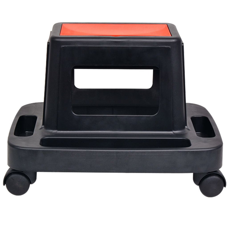 vidaXL Rolling Workshop Stool with Storage 330.7 lb