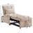 Avonmore Space Single Bed With Storage, Taupe, Modern Aesthetic Design 4 In 1 Multi Bed, Soft Fabric Upholstery-121365565