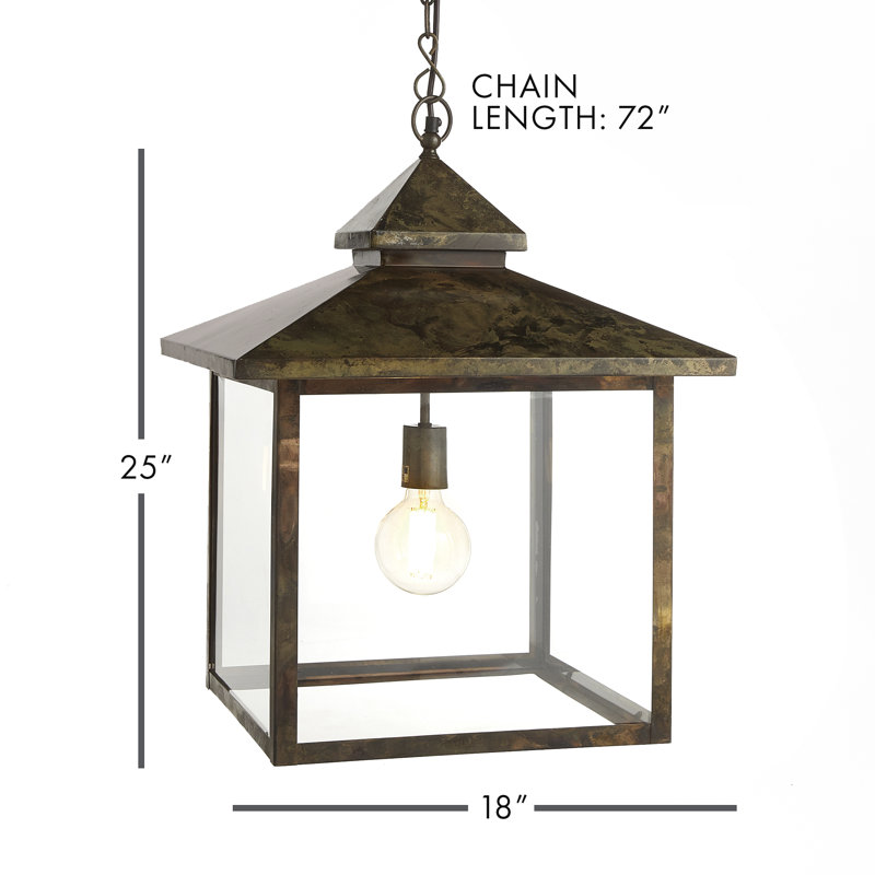 Luminaire suspendu Inske Palmer, Nickel brûlé