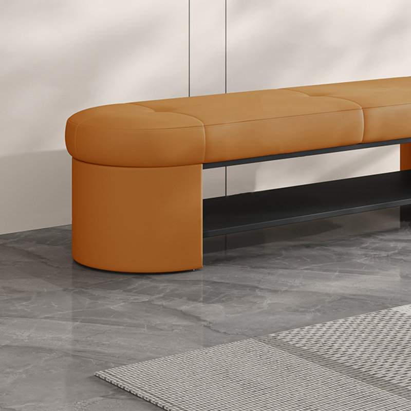 Banc avec revêtement, Orange