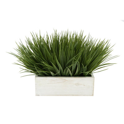 Herbe d'oignon artificielle en pot