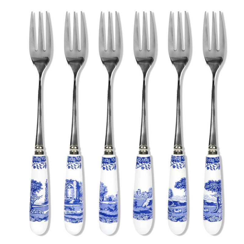 Classic Blue Italian - Pastry Forks