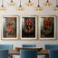 Christmas Holiday Art DCLxxi - impression encadrée sur mesure de qualité supérieure - 3 pièces-237611332-237611336