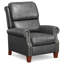 Fauteuil inclinable en cuir chocolat Edingworth-346625733