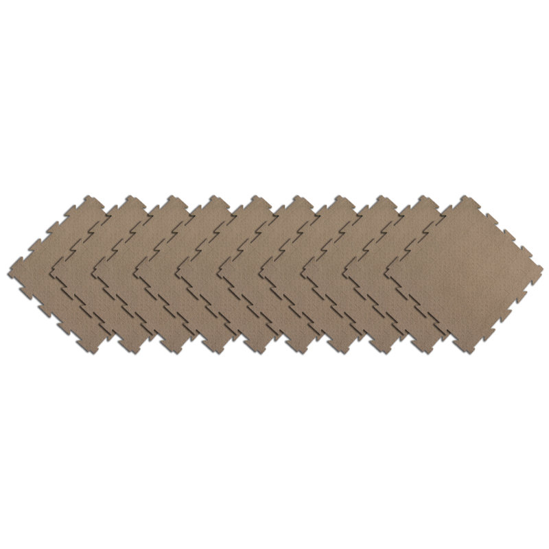 Carreaux de caoutchouc interverrouillables 1/4 po Terra-Flex
