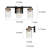 Marrina 3-Light Dimmable Black/Gold Bathroom Vanity Light-819555090
