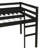 Natural Rubber Wood Twin Low Loft Bed With Ladder-2147333806-2147333805