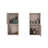 2-Pc Wall-Mounted Bathroom Medicine Cabinet With Open And Closed Storage-975860931