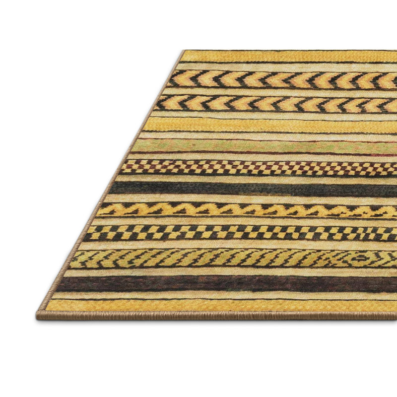 Abstract Indoor Rug, Rectangle 4' x 6'