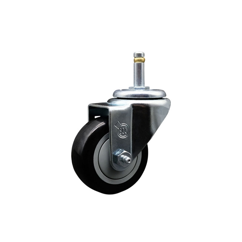 Grip Ring Stem Caster, Black