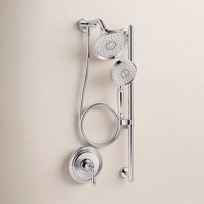 Bancroft Essentials Performance Showering Package, Polished Chrome