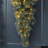 3Ft Pre-Lit Frosted Greenery Pinecones Christmas Teardrop With Lights And Timer