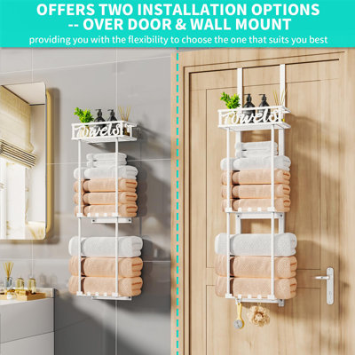 Over-the-Door Towel Rack