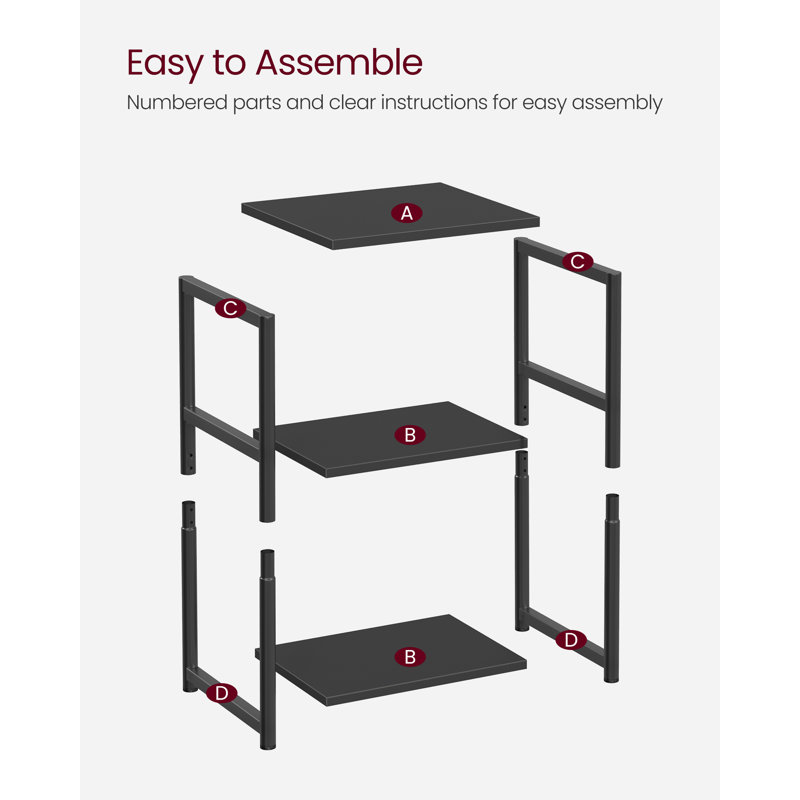 Agustina Bedside Table, Black