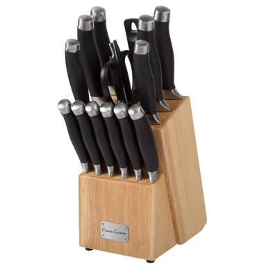 Cuisinart 15-Piece Triple Rivet Block Set - High-Carbon Stainless Steel  Blades, Plastic Handles, Dishwasher Safe - Includes Chef, Bread, Santoku,  Utility, Paring Knives in the Cutlery department at