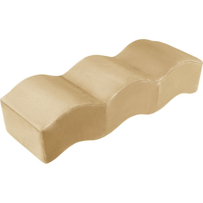 Banc en velours Leavon