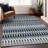 Washable Abstract Indoor / Outdoor Rug-109575606