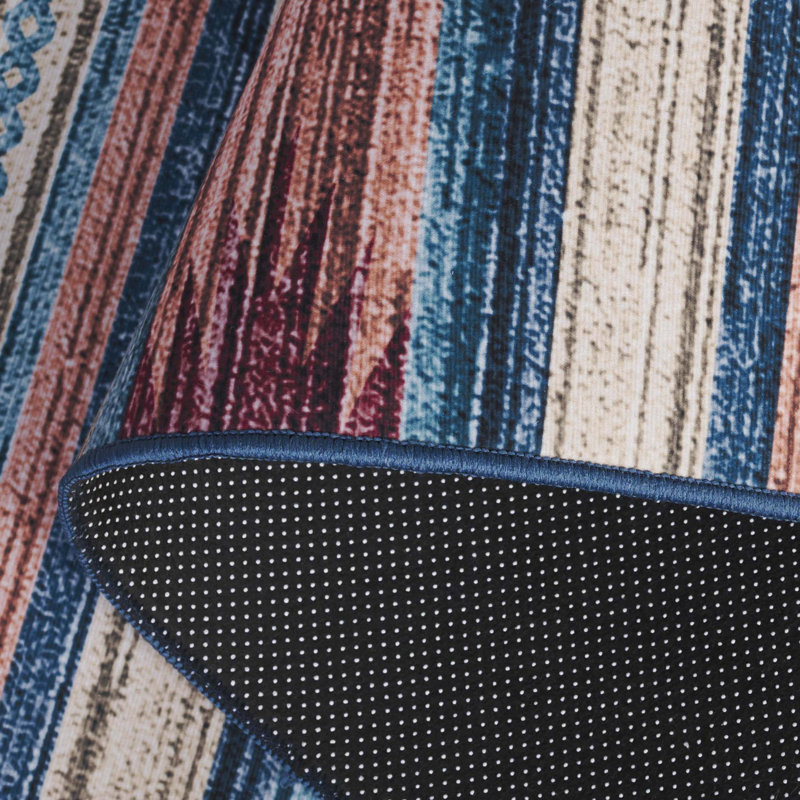 Kiarno Performance Machine Washable Southwestern Rug, Rectangle 5' x 8'