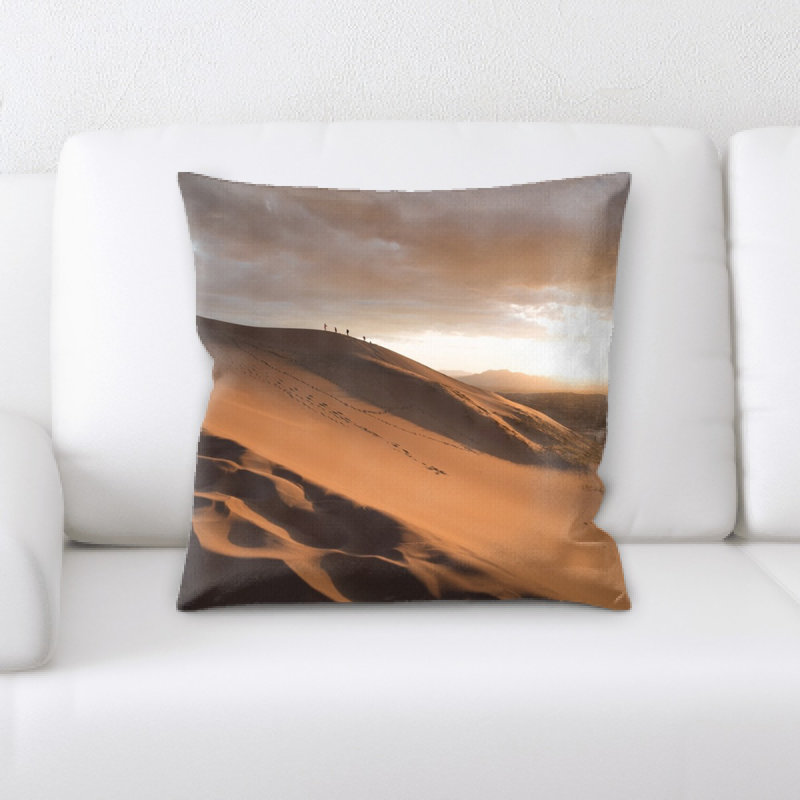 Coussin jeté sable