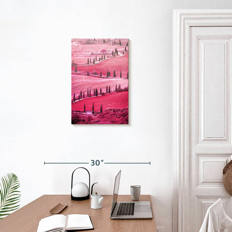 Vallée toscane rose d'Alvord, H 24 po x l 16 po