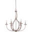 Lustre traditionnel / classique à 6 lumières de style bougie