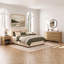 Ensemble de chambre à coucher 3 pièces (ensemble de 2 commodes à 6 tiroirs et 1 table de chevet)