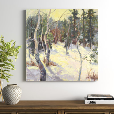 «Four Seasons Aspens IV» par Nanette Oleson, reproduction d'art sur toile