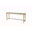 Frosted Glass Console Table With 3 Stools