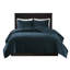 Ensembles de literie en velours luxueux bleu sarcelle pour une maison confortable
