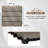 12'' L x 1'' W Composite Interlocking Deck Tile 2 colors (10 pcs)-91854686