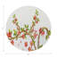 Sous-verres ronds en cuir cerisier rouge-119015065