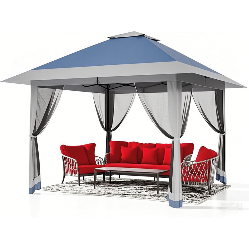 13 Ft. W x13 Ft. D Steel Soft-top Gazebo