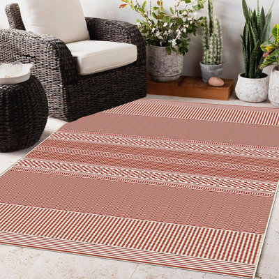 Michelle Rectangle Hand Woven Indoor / Outdoor Area Rug