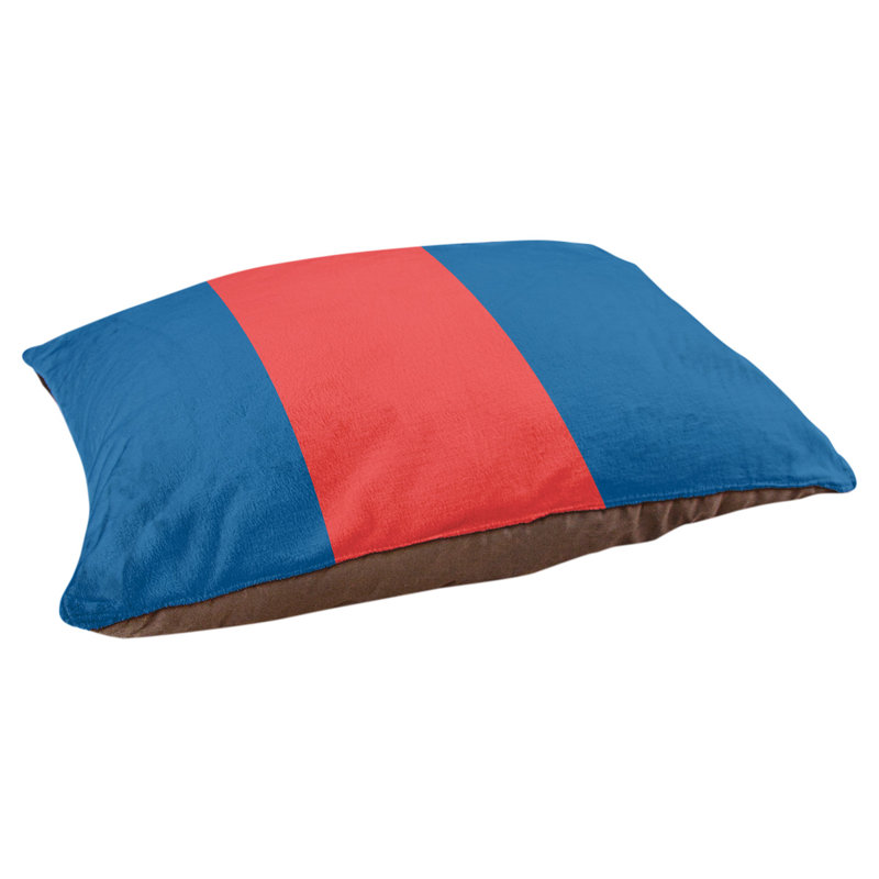 Coussin extérieur Philadelphia, Moyen (l 28 po x P 18 po x H 9,5 po), Bleu Dodger / rouge / bleu Dodger