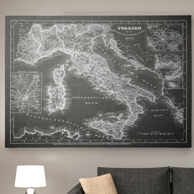" Italy Sketch Map "
