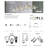 Tone 4 Light Chandelier with Domed Glass Shades, 24" Length-66953483