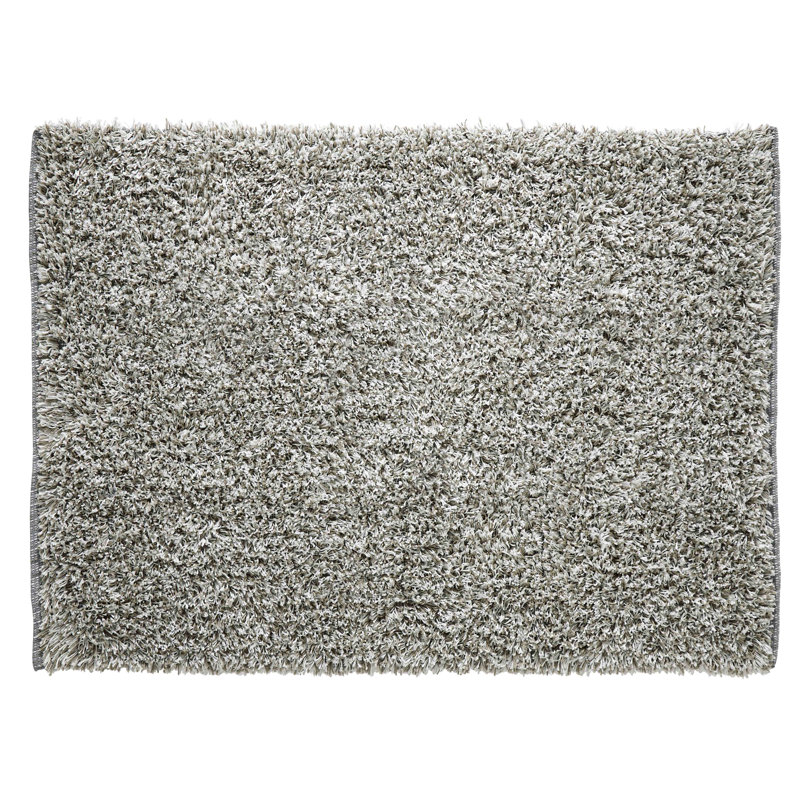 Tapis bleu fait à la main Medon, 60 po x 84 po
