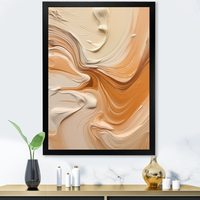 «Orange» et «Beige», impression sans cadre III