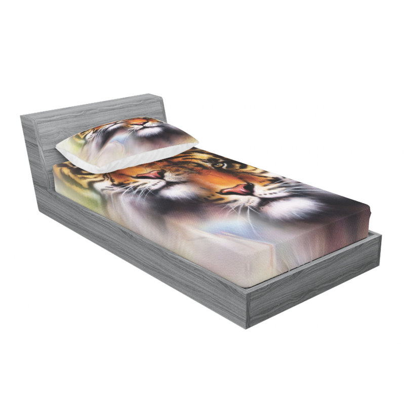Microfiber Sheet Set, Twin Sheet Set with Fitted Sheet