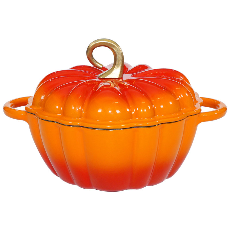 Pumpkin Enameled Cast Iron