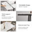 Modern Extendable Table for Indoors and Out | 159-239cm, Durability Meets Design | For Kitchen, Dining Room, Patio & Garden for 4-10 People