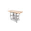Chariot de cuisine avec plateau en bois Cucina Elegante-19003837