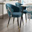 Dining Chair Set of 1, Upholstered Kitchen Chair, Comfortable Seat, Velvet-Draped with Stitching, Mid-Century Modern, Easy Assembly, Living Room Lounge-854302747